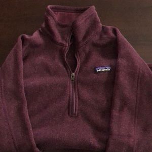 Patagonia fleece lined 1/4 zip
